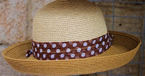 how to fix an bent gucci straw hat|how to fix bent hat brim.